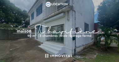 maison t4, proche bord de mer, centre ville de baillif