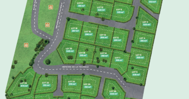 a vendre - parcelle viabilisÉe de 310 m2 À marie caze, la plaine saint paul