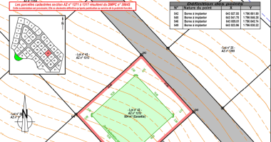 lamentin  terrain 533 m2 vue montagne