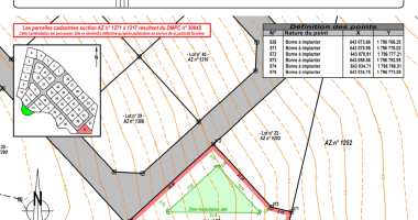 lamentin  terrain 533 m2 vue montagne