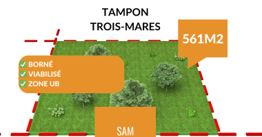 terrain borné et viabilisé
