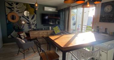 a louer beau f2 duplex meuble proche universite