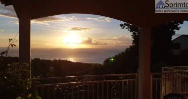 pointe noire - maison t4 120 m2 à vendre 299 000 € - jolie vue sur la mer et les montagnes