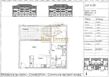 Achat Appartement Saint-André (97440) - REUNION