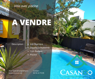 Achat VILLA Saint-Paul (97460) - REUNION