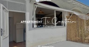studio meublé avec terrasse privative - bas-du-fort le gosier
