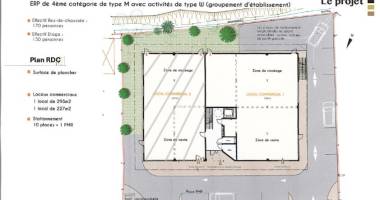 mise en location - local professionnel à calebassier