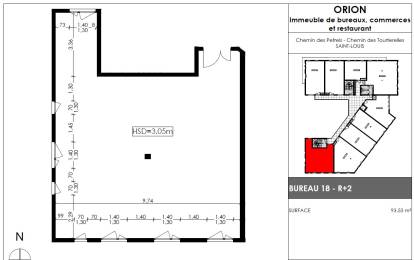 Achat  Bureaux Saint-Louis (97450) - REUNION