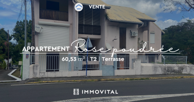 appartement 2 pièces en rez-de-chaussée avec terrasse et parking   basse-terre
