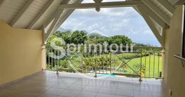 saint-claude, appartement t3 residence securisee avec piscine- terrasse vue mer et montagne