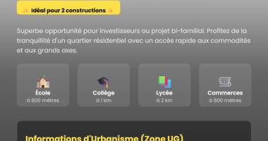 a vendre- st pierre- terrain de 596 m2- proximité des établissement s scolaires.