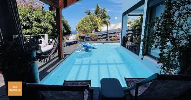 villa t6 - grand-bois (153 m2) - vue mer panoramique, rooftop, piscine