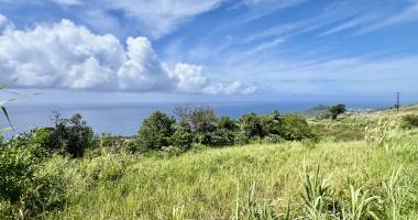 saint joseph 97480 - terrain avec vue mer - aucun vis À vis - facile d'acces