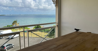 À louer - t2 meublé vue mer   résidence sécurisée à petit-bourg