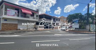 maison de ville sur deux niveaux - deux appartements  type t3   baillif bourg