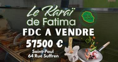 a saisir – fonds de commerce restaurant « le karaï de fatima » – saint-paul (974)