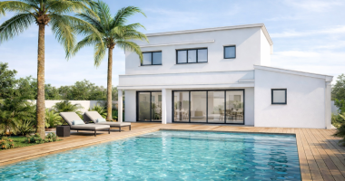 villa f4 avec piscine en cours de construction - ref 261952