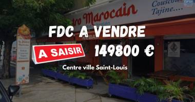 saint-louis – fonds de commerce restaurant “le bistro marocain” à vendre | 149 800 €