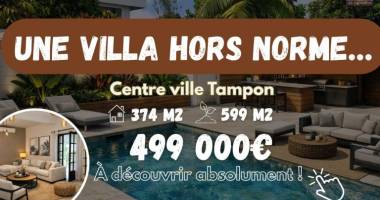 a vendre - villa d’exception t10 avec piscine – centre-ville du tampon – 325 m² habitables