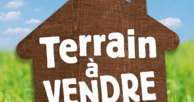 À vendre terrain de 330 m2 entièrement constructible