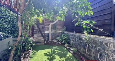 t1/2 de 35 m² avec jardinet saint gilles les bains
