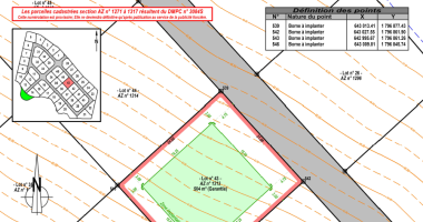 lamentin  : lotissement ' les terrasses du mont ' - lot43