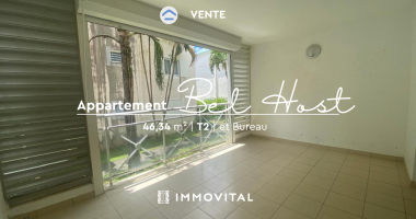 belost - saint-claude, appartement t2 + bureau dans residence privÉe et securisÉe