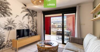 t2 meublé - front de mer - saint pierre, 41.50 m2