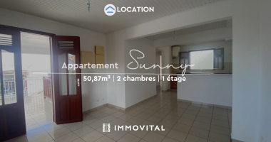 À louer   appartement t3 vide,  avec terrasse à pointe-noire