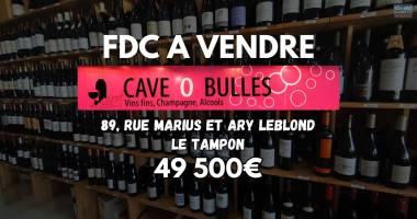 a vendre 49 500€ | fond de commerce la cave o bulles | caviste au tampon