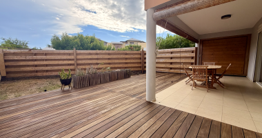 t4 duplex avec jardin + box et parking