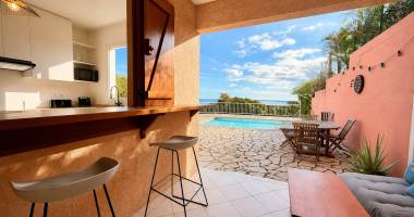 2 villas jumelées avec magnifique vue mer à saint leu