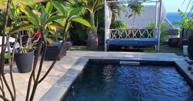 grand bois : villa 3 chambres, piscine et spa proche littoral
