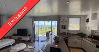 appartement meuble  t2 avec jardin vue mer bellepierre