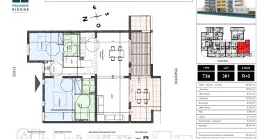 appartement t3 - les terrasses de la marina - 632 000,00€