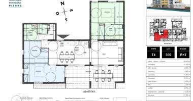 appartement t4 - les terrasses de la marina - 632 000,00€