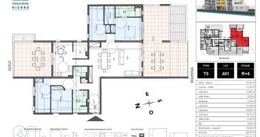 appartement t5 - les terrasses de la marina - 835 000,00€