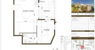 appartement t2 - r+1 - résidence le belvédère du fort