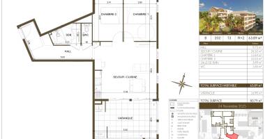 appartement t3 - r+2 - résidence belvédère du fort