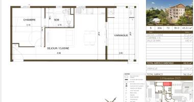 appartement t2 - r+3 - résidence le belvédère du fort