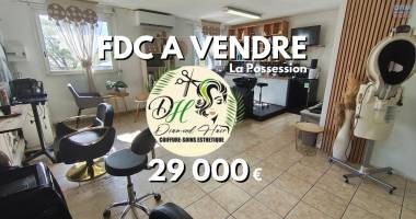 À vendre – diamond'hair salon de coiffure clé en main à la possession : 29 000 €