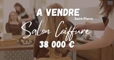 💇‍♀️ À vendre – salon de coiffure clé en main au cœur de saint-pierre