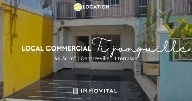 À louer   local commercial / professionnel en rez-de-chaussée   saint-françois
