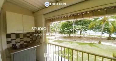 location studio vide   résidence sécurisée le moule
