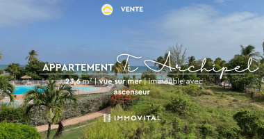 studio vue mer a vendre au gosier : investissez aujourd’hui, profitez demain !
